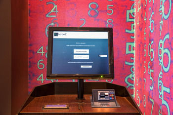 Check-in or Check-out Kiosk